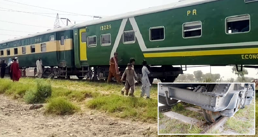Khushal Khan Khattak Express Derails Near Kandhkot