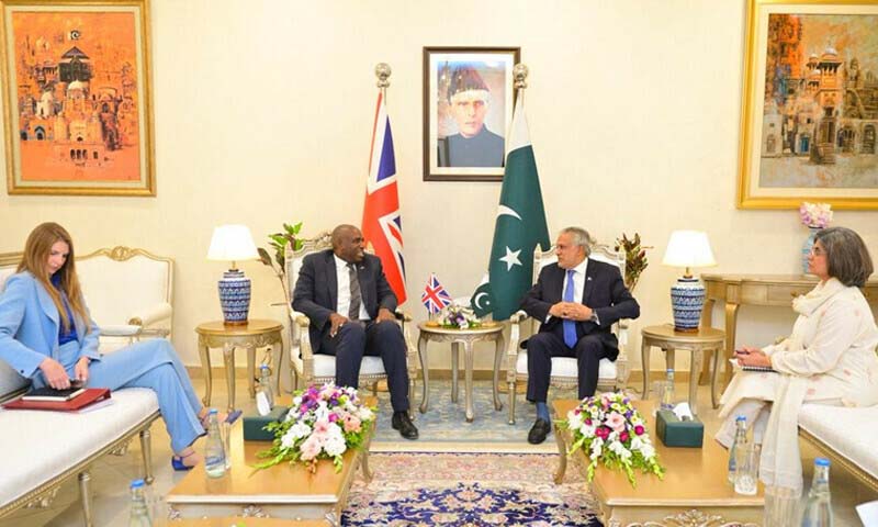 Ishaq Dar, UK’s David Lemay Discuss Regional Pea