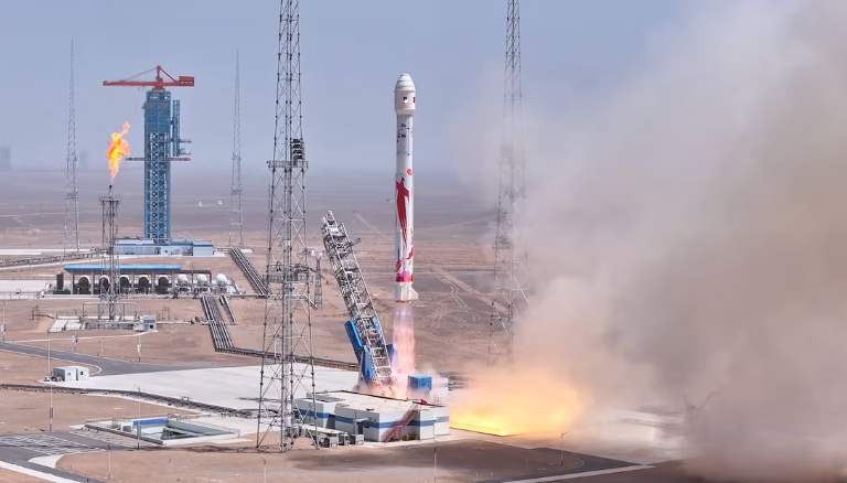 China’s LandSpace Launches Six Satellites Using 