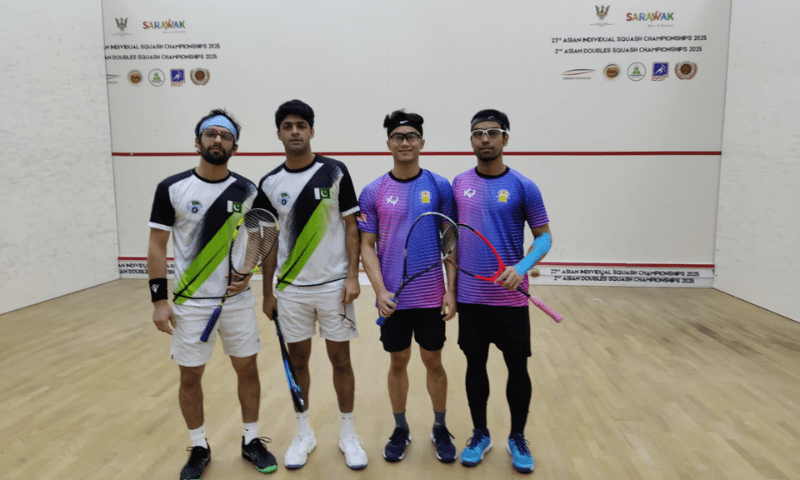 Nasir Iqbal, Noor Zaman Enter Asian Doubles Squash Final